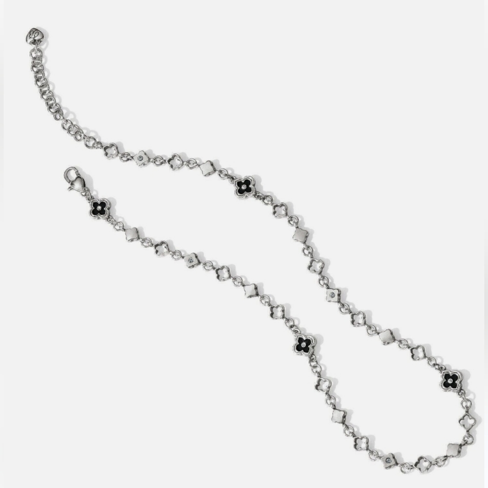 Brighton.NWT. Toledo Alto Noir Choker. Clover leaf
